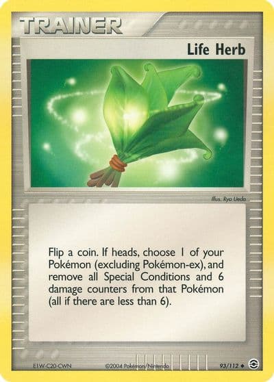 Life Herb FireRed & LeafGreen Pokemon card