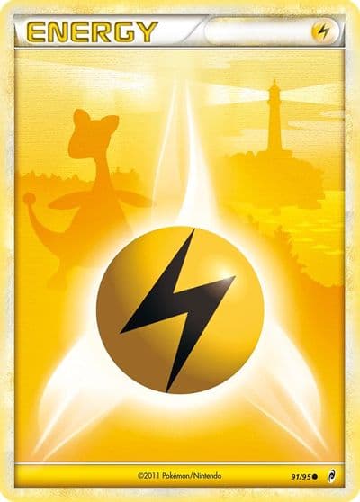 Lightning Energy Call of Legends Pokemon card
