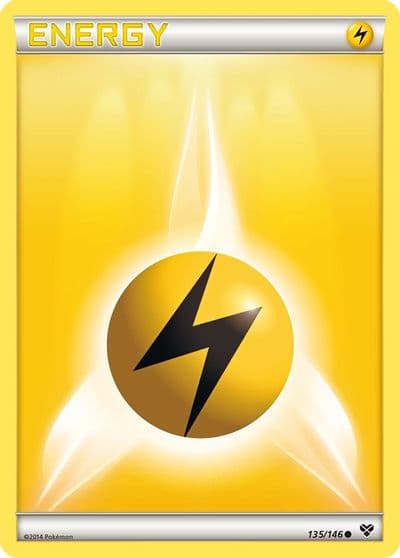 Lightning Energy XY Base Set Pokemon card