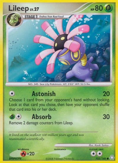 Lileep Legends Awakened Pokemon card
