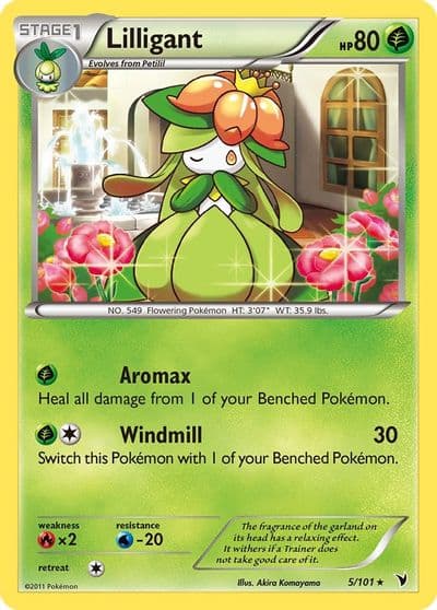 Lilligant Noble Victories Pokemon card