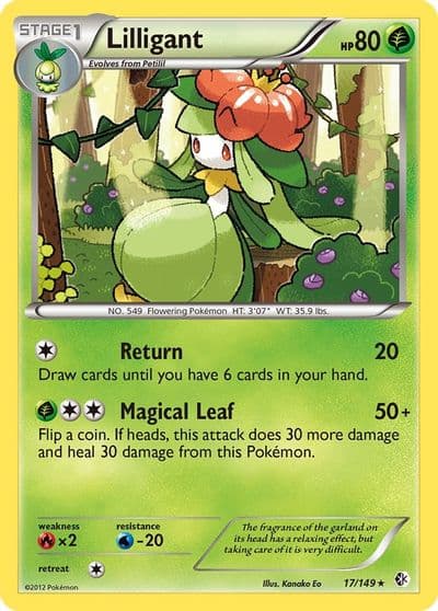 Lilligant Boundaries Crossed Pokemon card
