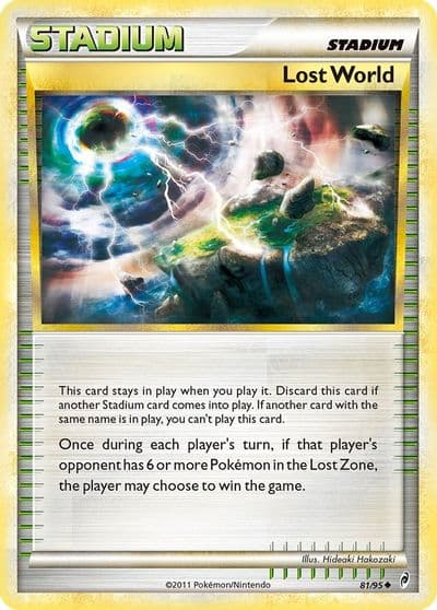 Lost World Call of Legends Pokemon card
