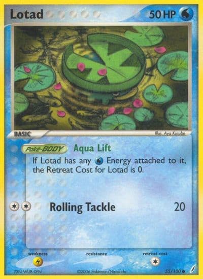 Lotad (EX Crystal Guardians Reverse Holofoil) Crystal Guardians Pokemon card