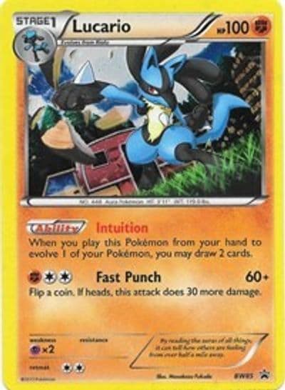 Lucario - BW85 Black and White Promos Pokemon card