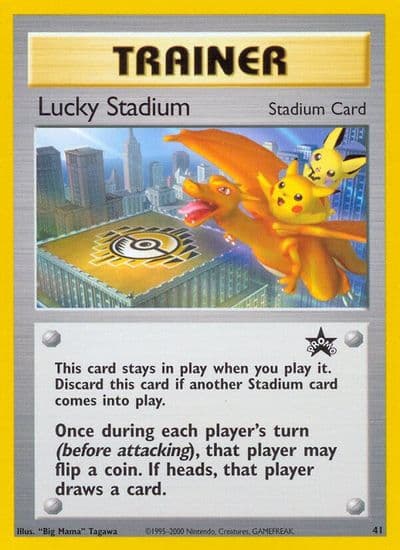 Lucky Stadium WoTC Promo Pokemon card