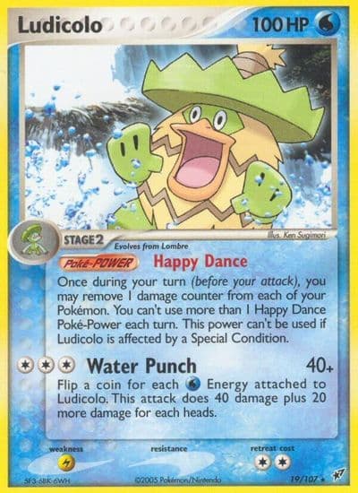 Ludicolo Deoxys Pokemon card