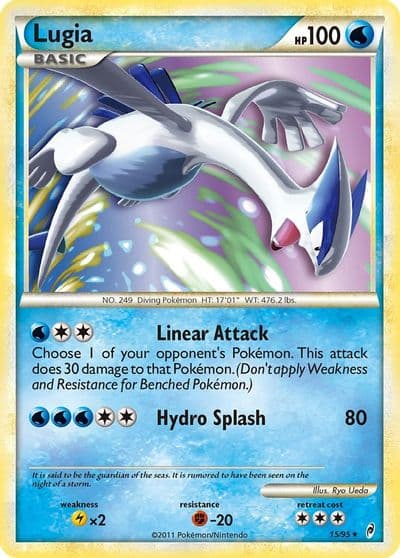 Lugia Call of Legends Pokemon card