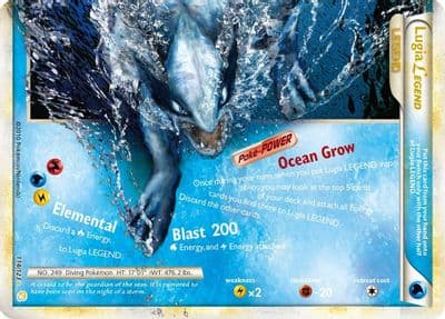 Lugia Legend (Bottom) HeartGold SoulSilver Pokemon card