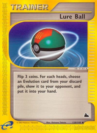 Lure Ball Skyridge Pokemon card