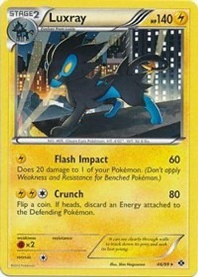 Luxray Deck Exclusives Pokemon card