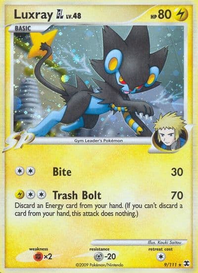 Luxray GL Rising Rivals Pokemon card