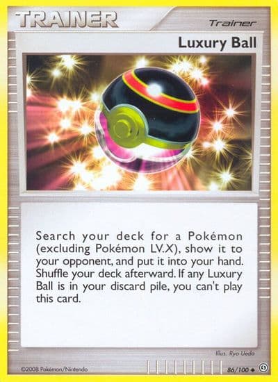 Luxury Ball Stormfront Pokemon card