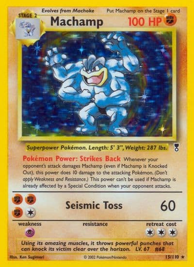 Machamp Legendary Collection Pokemon card