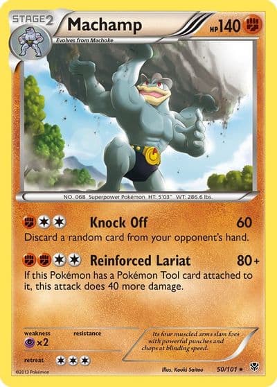 Machamp (50) Plasma Blast Pokemon card