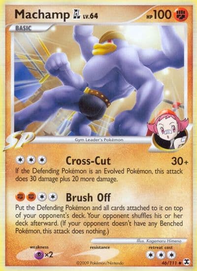 Machamp GL Rising Rivals Pokemon card