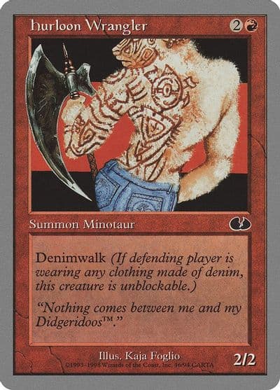 Hurloon Wrangler Unglued Magic card