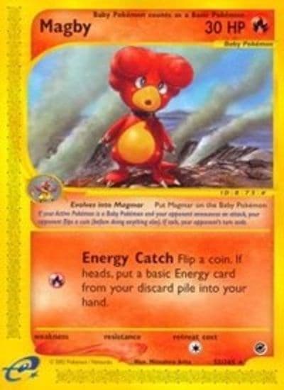 Magby (52) Expedition Pokemon card
