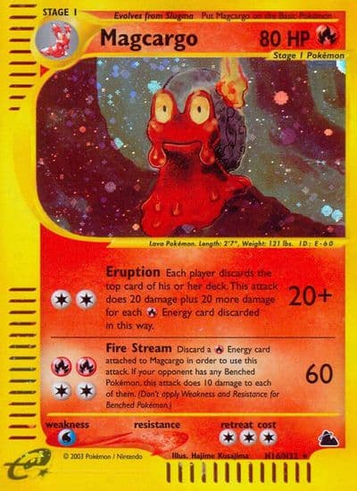 Magcargo (H16) Skyridge Pokemon card