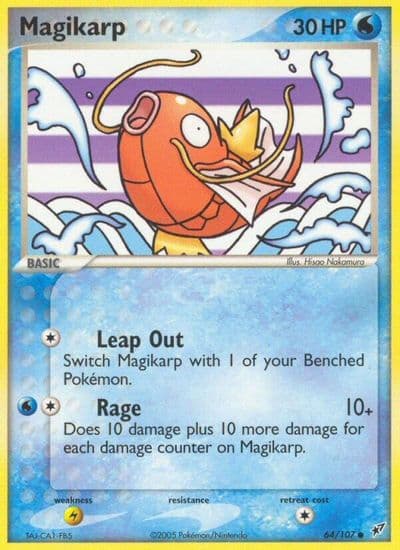 Magikarp Deoxys Pokemon card