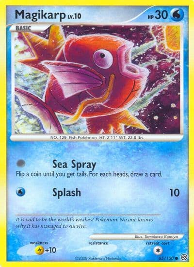 Magikarp Stormfront Pokemon card