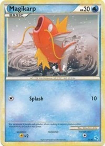 Magikarp (#12) HGSS Trainer Kit: Gyarados & Raichu Pokemon card