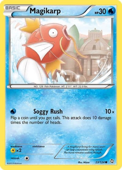 Magikarp Dragons Exalted Pokemon card
