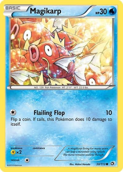Magikarp Legendary Treasures Pokemon card