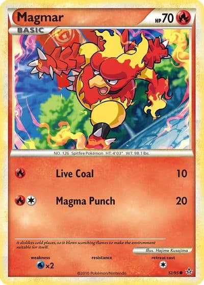 Magmar Unleashed Pokemon card