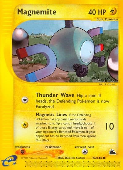 Magnemite Skyridge Pokemon card
