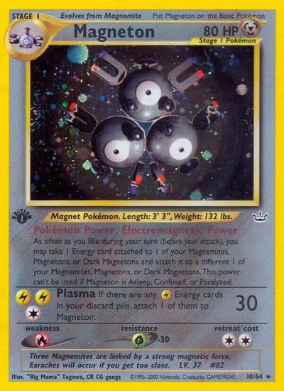 Magneton Neo Revelation Pokemon card