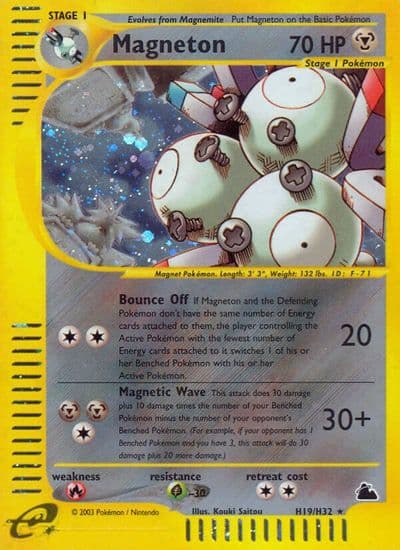Magneton (H19) Skyridge Pokemon card