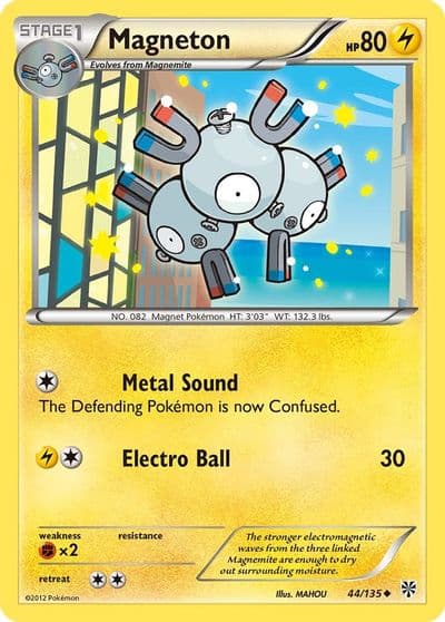 Magneton (44) Plasma Storm Pokemon card