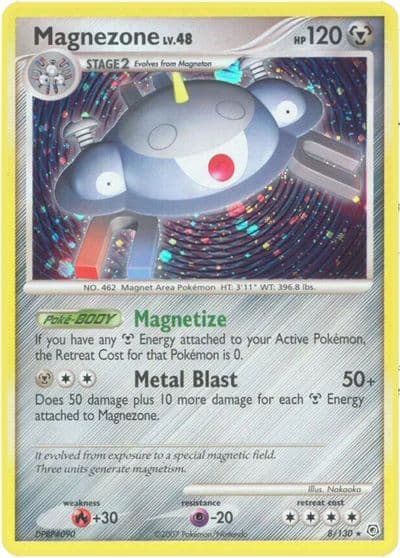 Magnezone Diamond and Pearl Pokemon card