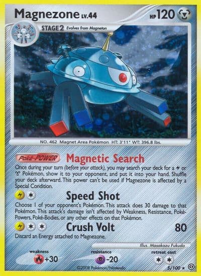 Magnezone (5) Stormfront Pokemon card