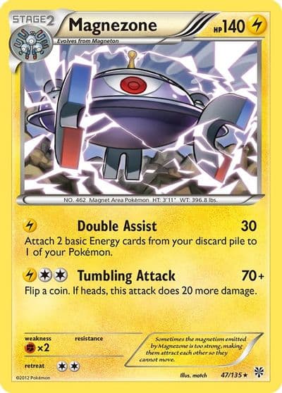 Magnezone Plasma Storm Pokemon card