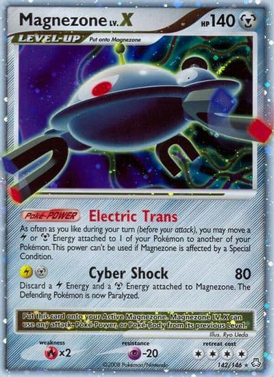 Magnezone LV.X Legends Awakened Pokemon card