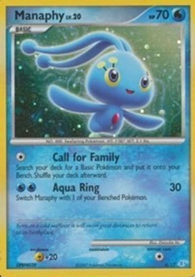 Manaphy DP Trainer Kit: Manaphy & Lucario Pokemon card