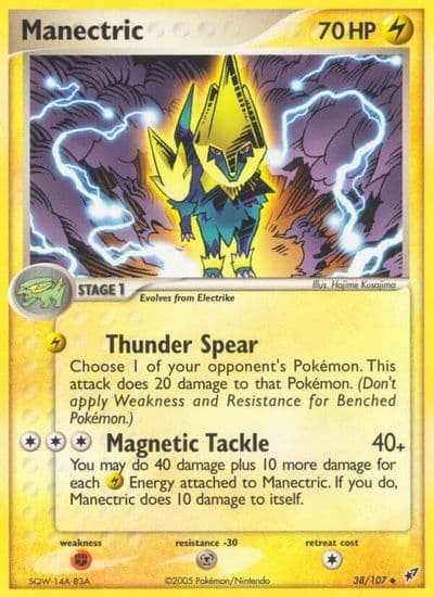 Manectric Deoxys Pokemon card