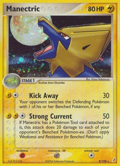Manectric Crystal Guardians Pokemon card