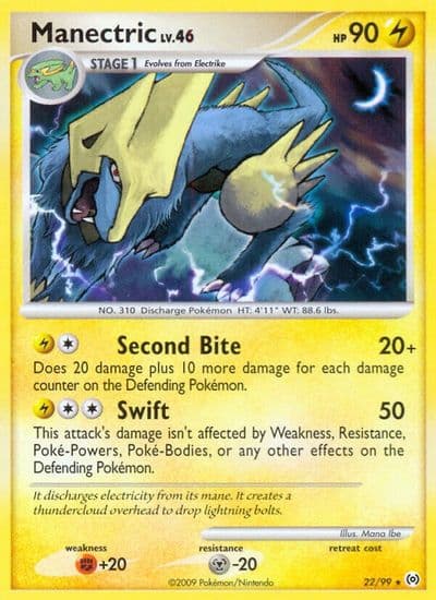 Manectric (22) Arceus Pokemon card