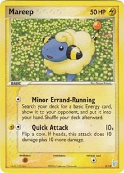 Mareep EX Trainer Kit 2: Plusle & Minun Pokemon card