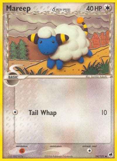 Mareep (Delta Species) Dragon Frontiers Pokemon card