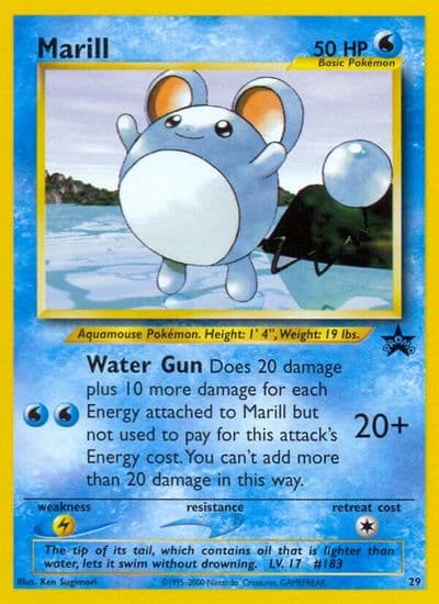 Marill WoTC Promo Pokemon card