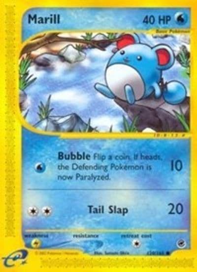 Marill Expedition Pokemon card