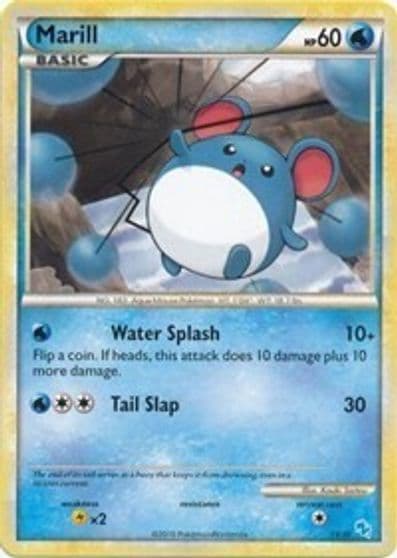 Marill (#15) HGSS Trainer Kit: Gyarados & Raichu Pokemon card