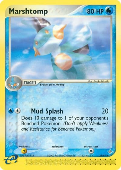 Marshtomp Dragon Pokemon card