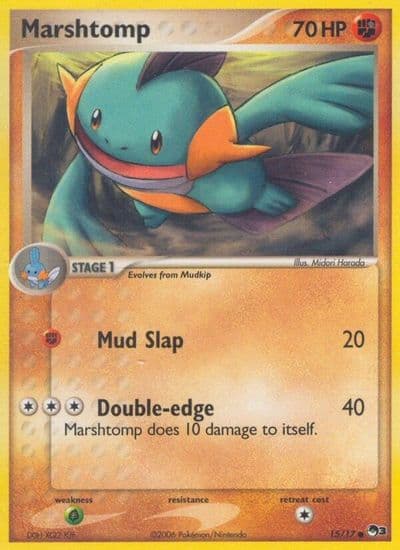Marshtomp POP Series 3 Pokemon card