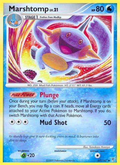 Marshtomp Supreme Victors Pokemon card