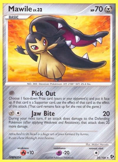 Mawile Great Encounters Pokemon card